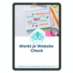 Werkt je Website Check cover pagina